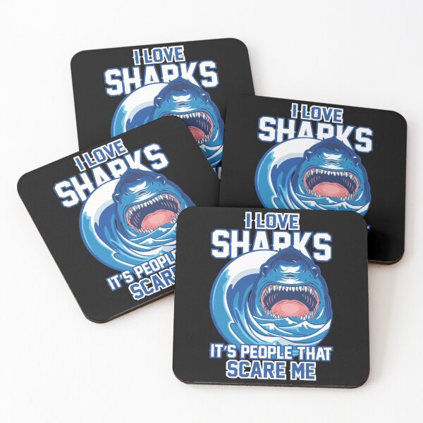 Item preview, Fishing Design I Love Sharks Its People designed and sold by Joxxio.