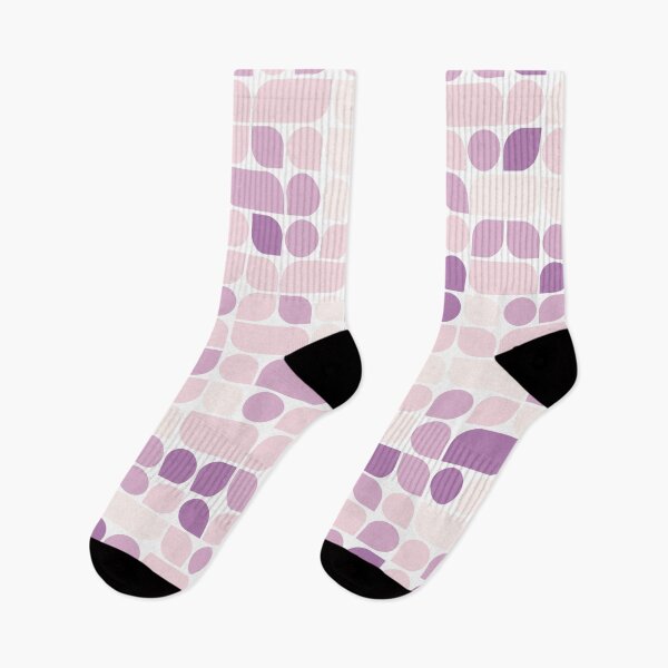 Item preview, Repeated asymmetrical mosaic with geometric shapes in pastel color palette designed and sold by acidmit.