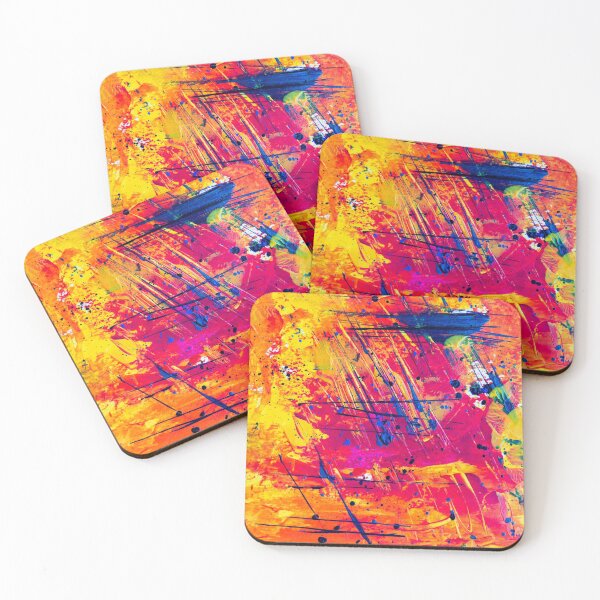 Item preview, Colors Harmony Colorful Hand Painted Artwork designed and sold by Saraartwork.