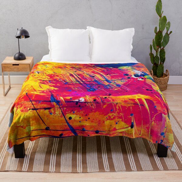 Item preview, Colors Harmony Colorful Hand Painted Artwork designed and sold by Saraartwork.