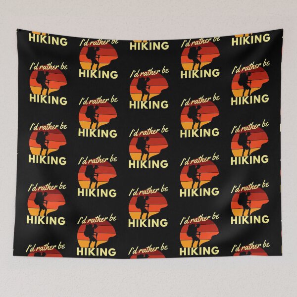 Item preview, I’d Rather Be Hiking designed and sold by Zurickdesigns.
