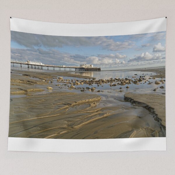 Item preview, Worthing Beach at Low Tide, West Sussex, UK designed and sold by atomov.