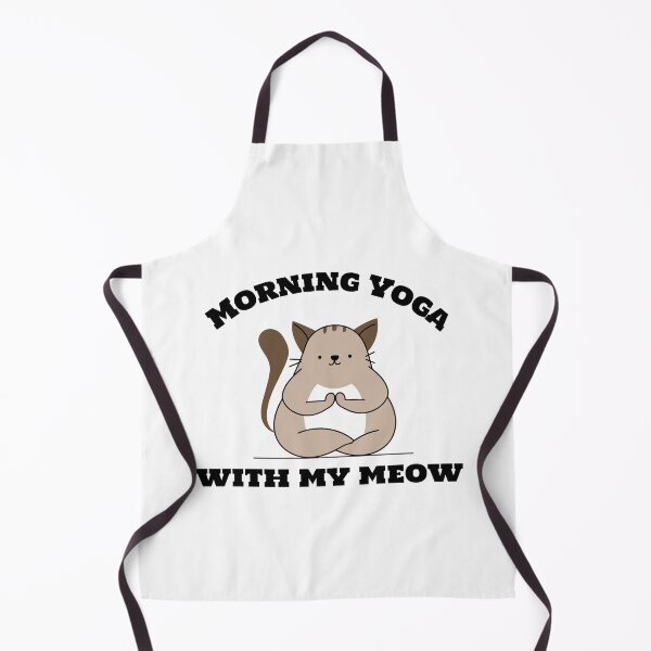 Item preview, Morning Yoga with my Meow - Namaste designed and sold by Fit & Fun  Gallery.