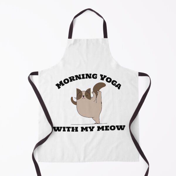 Item preview, Morning Yoga with my Meow -  a designed and sold by Fit & Fun  Gallery.