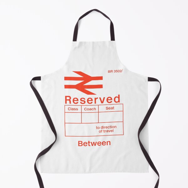 Item preview, British Rail Reservation Label designed and sold by CherryCassette.