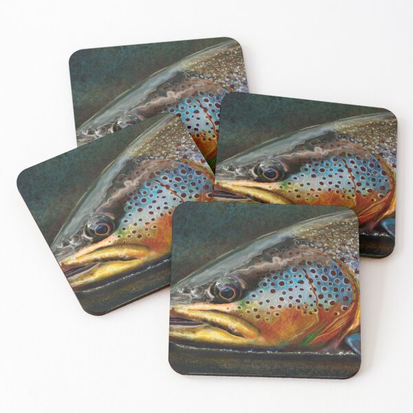 Item preview, The Night Hunter Wild Brown Trout designed and sold by fishweardesigns.