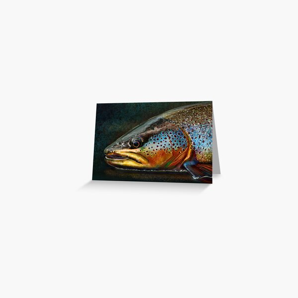 Item preview, The Night Hunter Wild Brown Trout designed and sold by fishweardesigns.