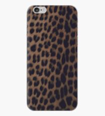 Einfarbiger Leopard-Druck iPhone-Hülle & Cover