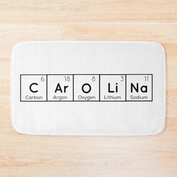 Item preview, Carolina Periodic Table Name designed and sold by Teelogic.