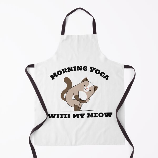 Item preview, Morning Yoga with my Meow -  B designed and sold by Fit & Fun  Gallery.