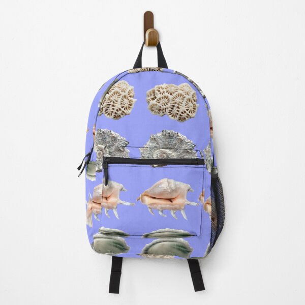 Item preview, Seashells and corals on blue designed and sold by LittleAngy.