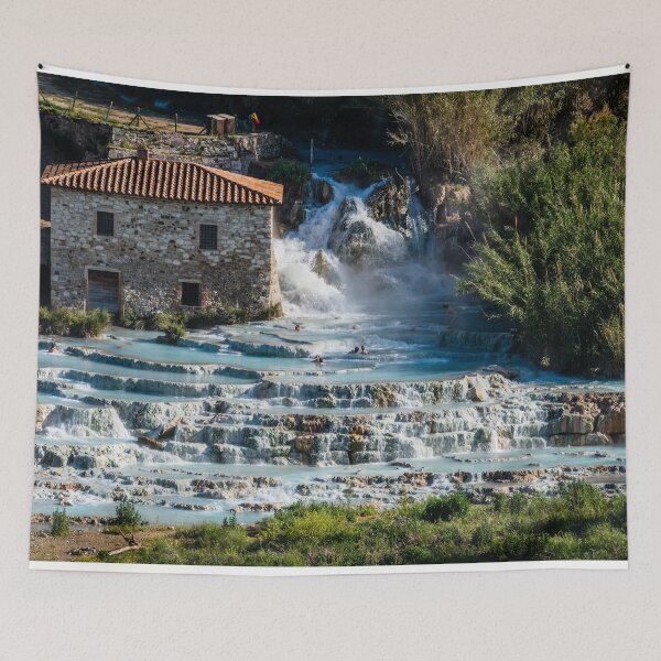 Item preview, Cascate del Mulino, terme di Saturnia, Maremma, Tuscany, Italy designed and sold by AndrewJonesFoto.