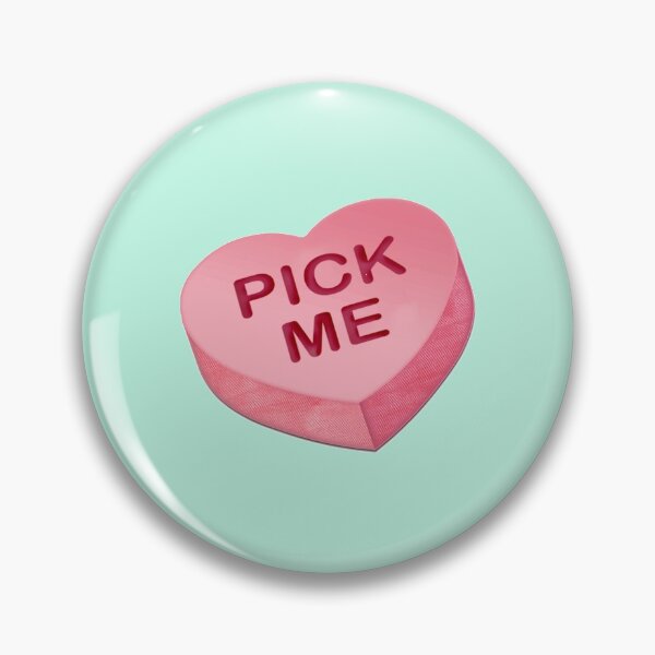 Item preview, Pick Me Girl Valentine Heart designed and sold by BlackCoffeeCake.