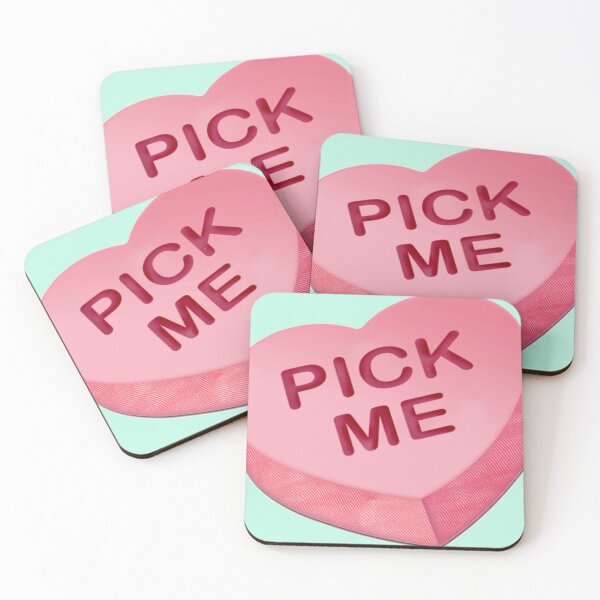 Item preview, Pick Me Girl Valentine Heart designed and sold by BlackCoffeeCake.