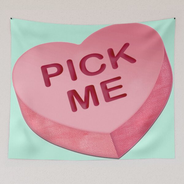 Item preview, Pick Me Girl Valentine Heart designed and sold by BlackCoffeeCake.