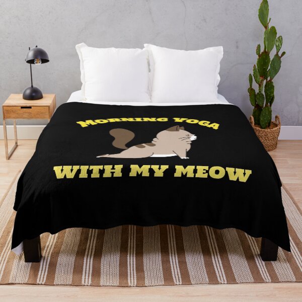 Item preview, Copy of Morning Yoga with my Meow -  exhale B designed and sold by Fit & Fun  Gallery.