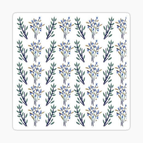 Item preview, Plants make me feel alive - Blue flowers designed and sold by GlobalHunt.