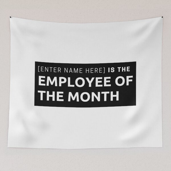 Item preview, Employee of the Month - Graphic Text Typography designed and sold by happyshopg.