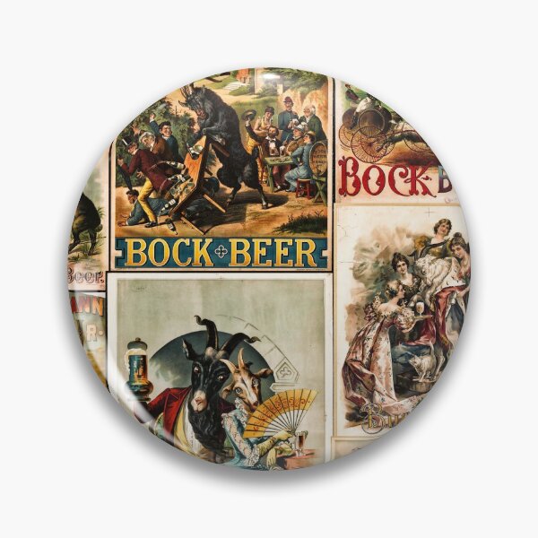Item preview, Vintage Bock Beer Posters Collage designed and sold by James DeFazio.