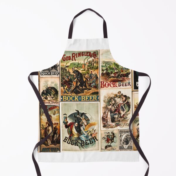 Item preview, Vintage Bock Beer Posters Collage designed and sold by James DeFazio.