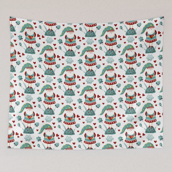 Item preview, Valentine's Day Pattern Print Art Design - Valentines Day - Gnomes designed and sold by Spot Sweet.