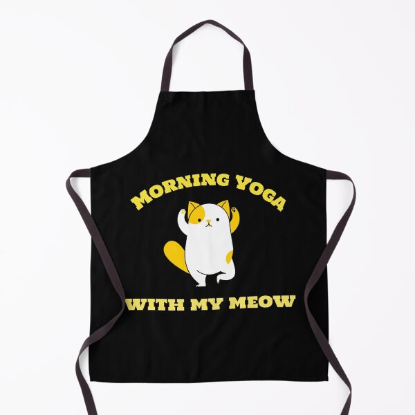 Item preview, Morning Yoga with my Meow -  BZ designed and sold by Fit & Fun  Gallery.