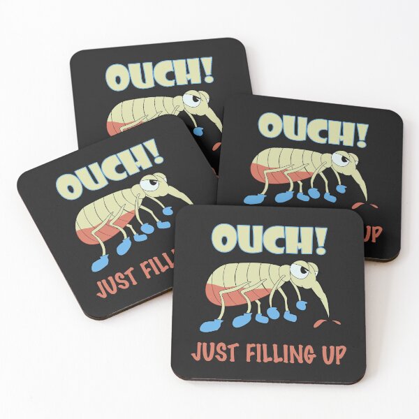 Item preview, Flea Head Lice Blood Sucking Insect Bug Beetle Ouch Just Filling Up Funny Gift for Boys Men Girls Ladies Women Youth designed and sold by TheAplus.