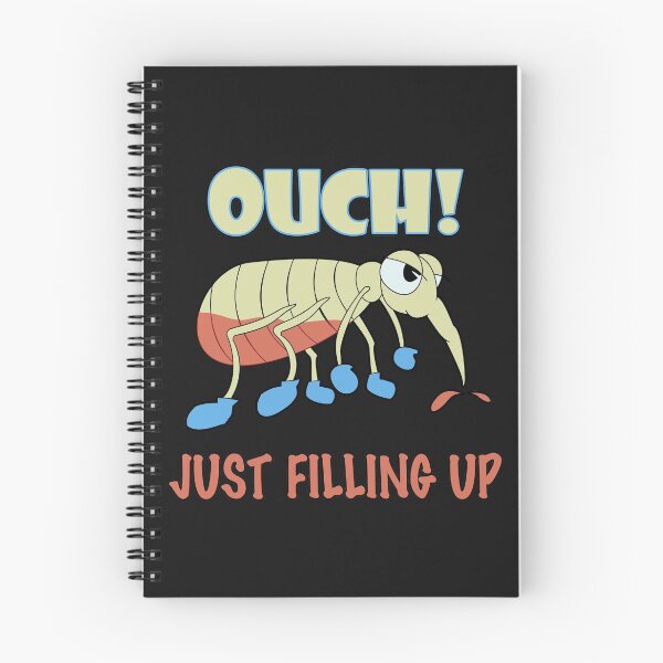 Item preview, Flea Head Lice Blood Sucking Insect Bug Beetle Ouch Just Filling Up Funny Gift for Boys Men Girls Ladies Women Youth designed and sold by TheAplus.