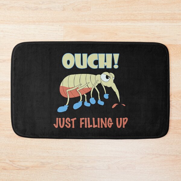 Item preview, Flea Head Lice Blood Sucking Insect Bug Beetle Ouch Just Filling Up Funny Gift for Boys Men Girls Ladies Women Youth designed and sold by TheAplus.