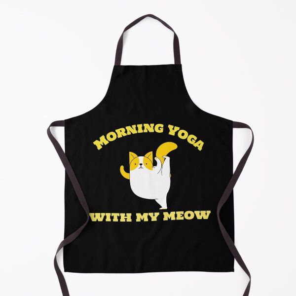 Item preview, Morning Yoga with my Meow -  BT designed and sold by Fit & Fun  Gallery.