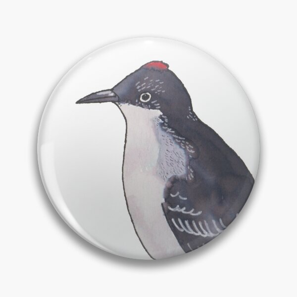 Item preview, Eastern Kingbird bird species watercolor art designed and sold by TheWaterBirds.