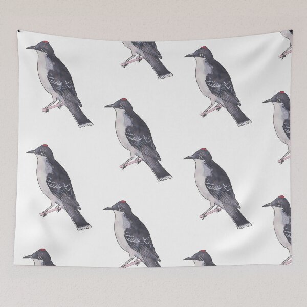 Item preview, Eastern Kingbird bird species watercolor art designed and sold by TheWaterBirds.