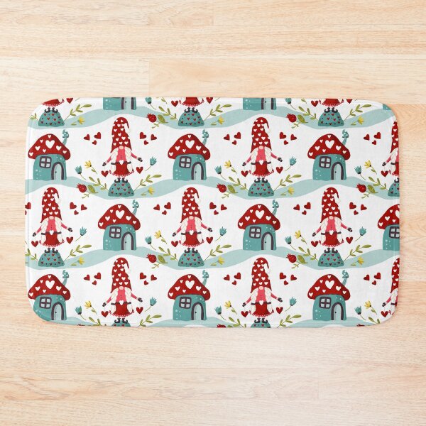 Item preview, Valentine's Day Pattern Print Art Design - Valentines Day - Gnomes designed and sold by Spot Sweet.