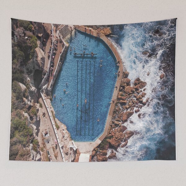 Item preview, Bronte Baths | Ocean Rock Pool in Sydney  designed and sold by The-Drone-Man.