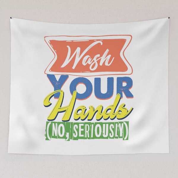 Item preview, Wash Your Hands (No, Seriously) designed and sold by mymysterycloset.