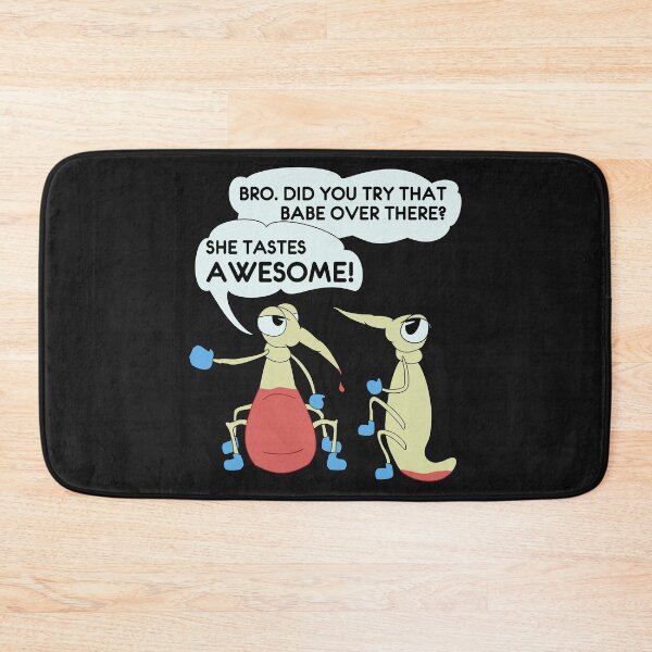 Item preview, Awesome Babe Flea Head Lice Blood Sucking Insect Bug Beetle Ouch Just Filling Up Funny Gift for Boys Men Girls Ladies Women Youth designed and sold by TheAplus.