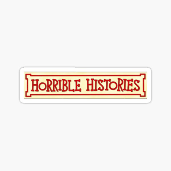 Horrible Histories Logo Sticker