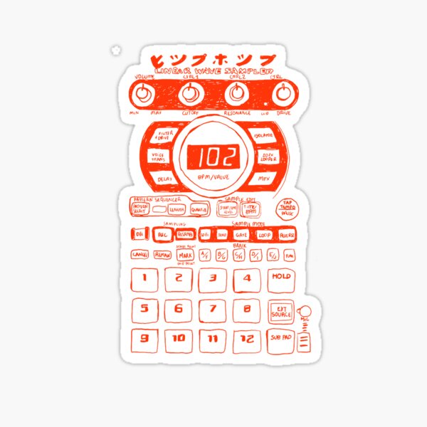 Sampler / Sequencer / Beatmaking Sticker