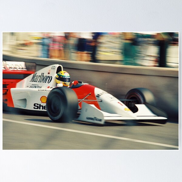 McLaren MP4/4 Ayrton Senna 1988 San Marino GP 1988 Poster