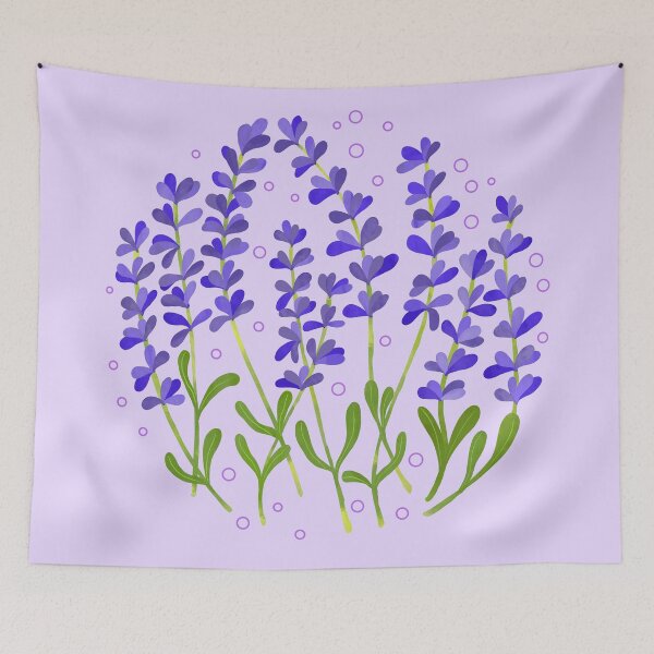 Item preview, Purple Lavender designed and sold by ethnicdrawing.