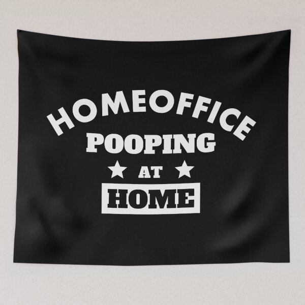 Item preview, home office pooping at home white designed and sold by OMdesigns93.