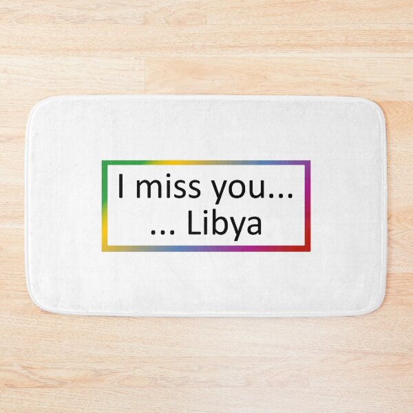 Item preview, I miss you ... Libya designed and sold by SmileMiau.