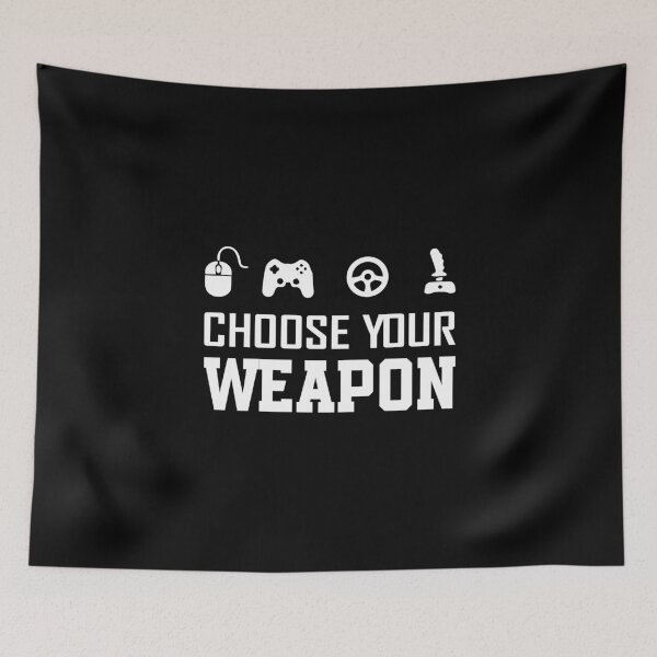 Item preview,  Choose Your Weapon Console Gamer Funny  designed and sold by YAHIA-14.