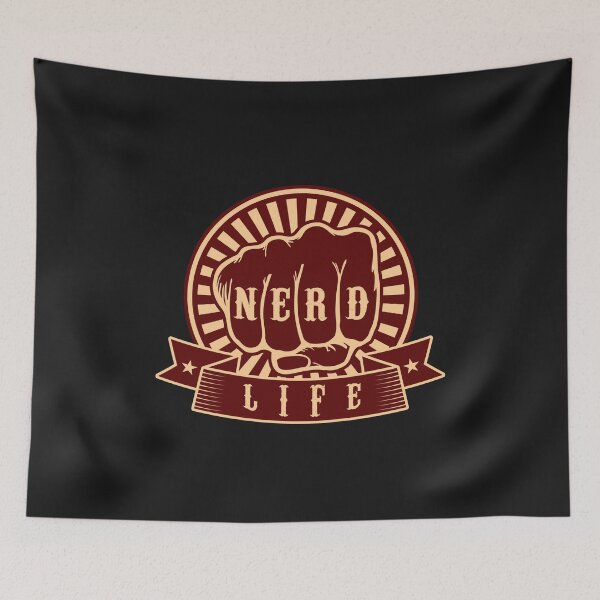 Item preview, Nerd Life - Fist Punch Vintage designed and sold by aladdindesigns.