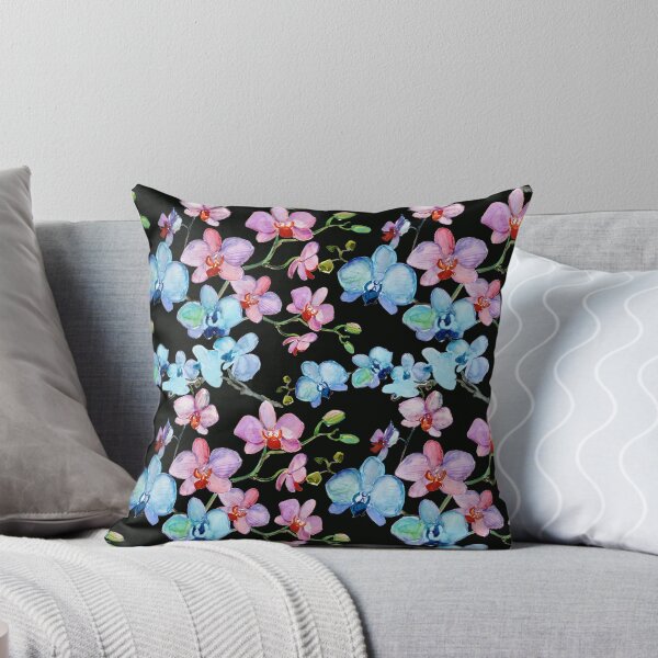 Item preview, Watercolor Orchid Flowers Pattern designed and sold by virilamissa.
