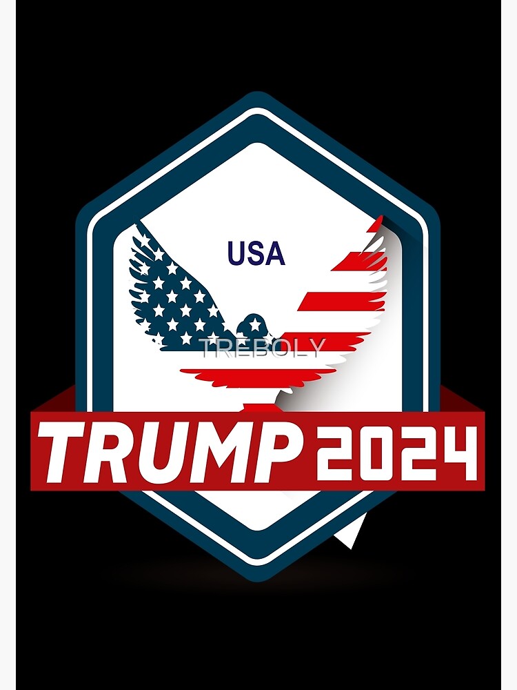 "Trump 2024. I'll Be Back. Presidential Elections 2024" Poster by
