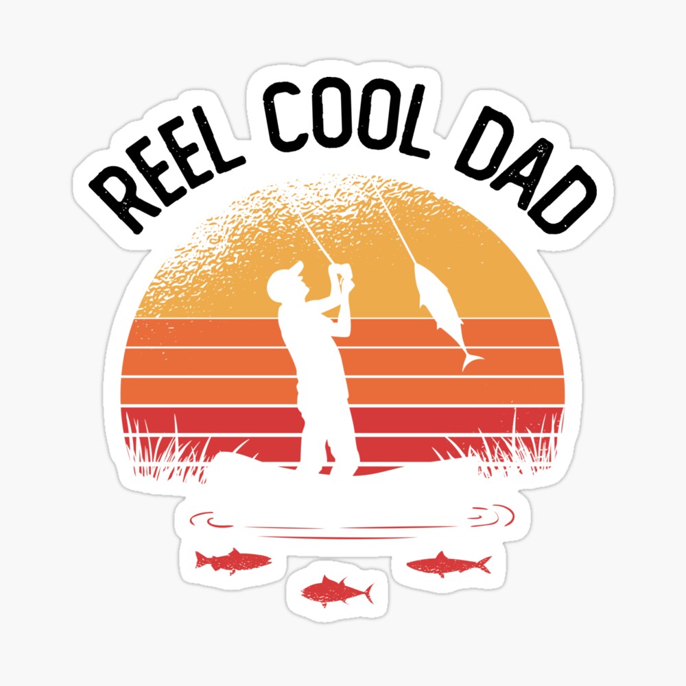 reel cool dad Art Board Print for Sale by Ashi17