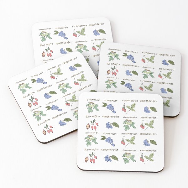 Item preview, Cottagecore edible wild berries designed and sold by MyYellowBird.