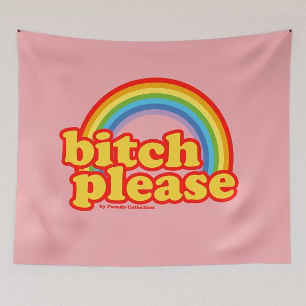 Item preview, Bitch Please pseudo 70s 70s rainbow designed and sold by PCollection.