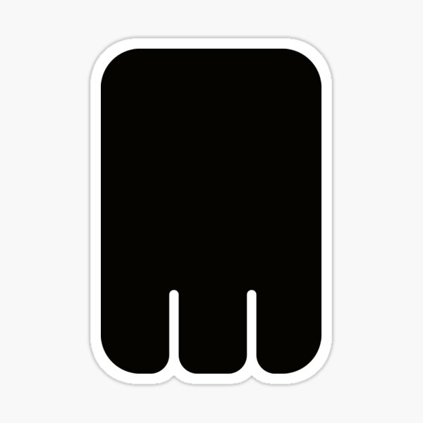 Very Bold Letter M Sticker